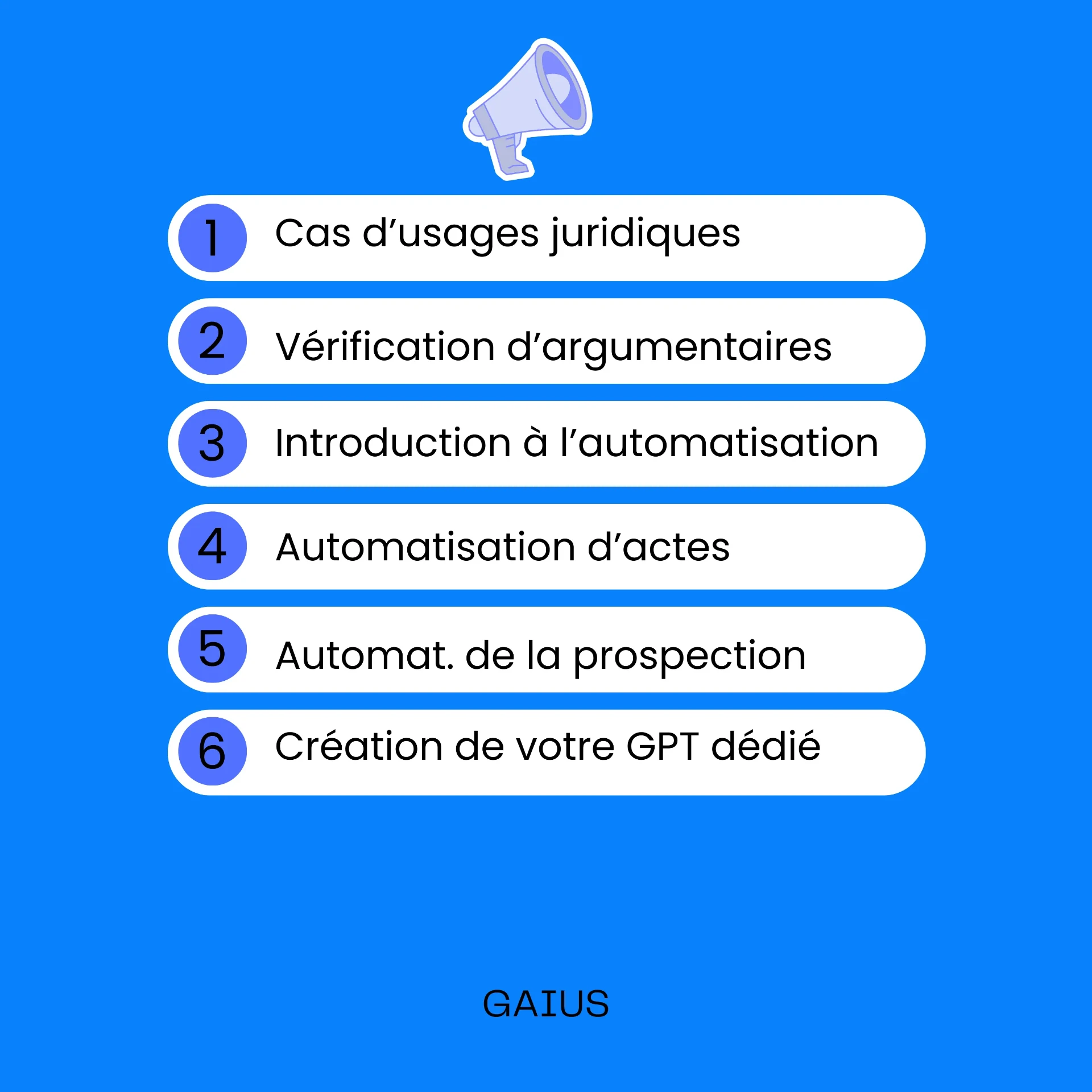 6 cas d'usage concrets de l'IA pour avocats : recherche juridique, vérification arguments, automatisation actes, prospection et GPT juridique personnalisé
