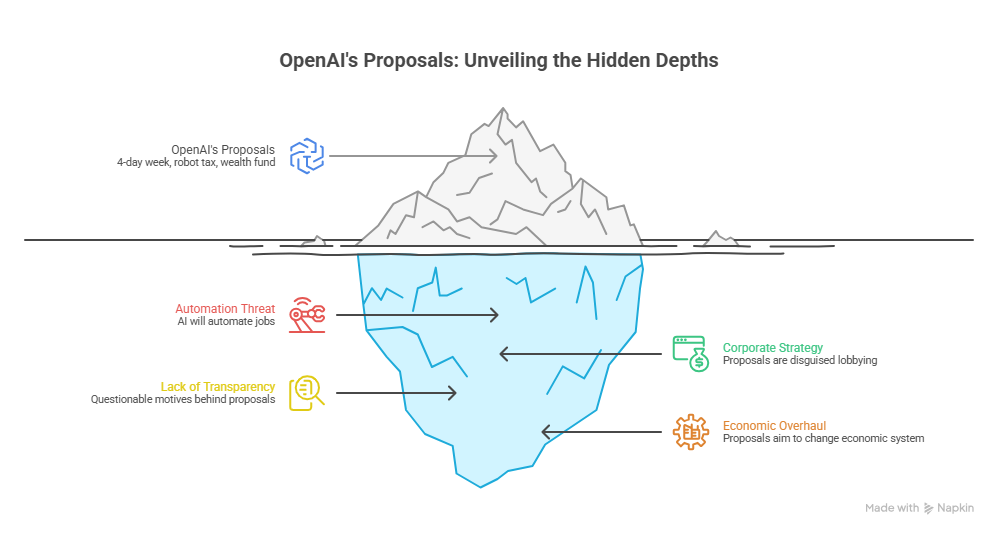 Les propositions d'OpenAI : la partie visible et cachée de l'iceberg